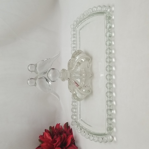 Beaded Edge Glass Vanity Tray - Picture 10 of 11